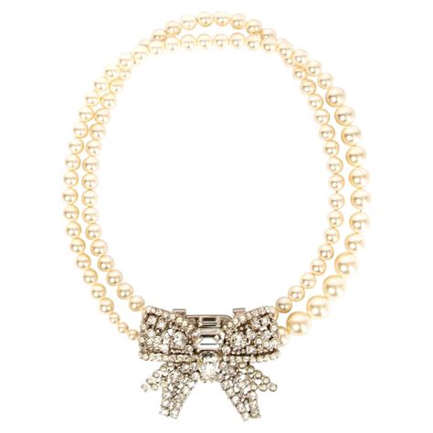 miu miu necklace pearl|miu mi u pendant necklace.